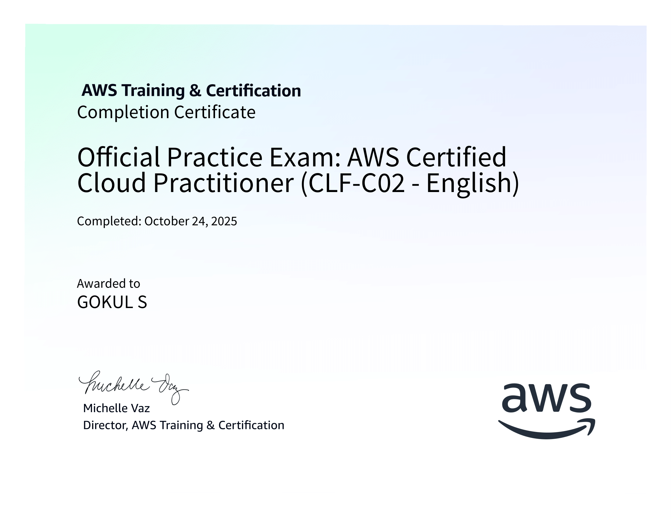 AWS Certificate 2
